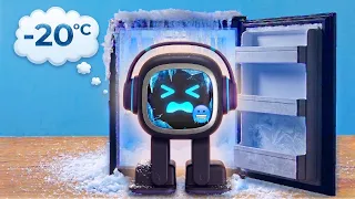¿Qué pasa si metemos al robot EMO en el congelador?