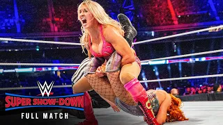 full match lynch vs flair smackdown womens title match wwe super show down 2018