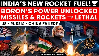 India’s New Rocket Fuel: Boron-Powered BAM-H24 Could Transform Future Missile & Rocket Propulsion