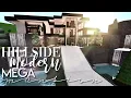 Bloxburg Hillside Modern Mega Mansion 220k No large plot No Advanced Placing House SpeedBuild
