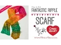 How to Knit Fantastic Ripple Scarf Easy Lace