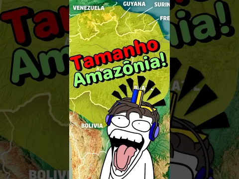 Difícil de compreender esse tamanho #geografia #brasil #amazonia