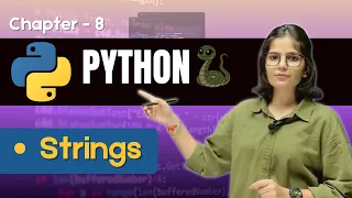 Python Class-8 Strings in Python Python with Prishu
