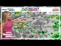 Hot humid with a risk of late-night storms Majestic Storm s Thursday forecast