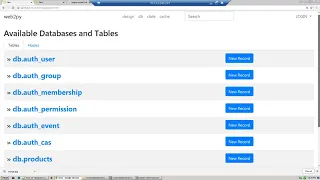 Web development using web2py and python part 33