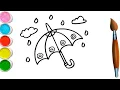 Download Lagu Umbrella drawing for kids | How to draw Umbrella easy | Toddlers | Kids drawing #umbrella |