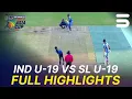 Full Highlights | India U-19 vs Sri Lanka U-19 | SF-1 | Asia Cup Men's U-19 | ZI1S