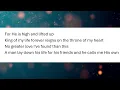 Lifted Up  Karoake JJ Hairston, Youthful Praise key E