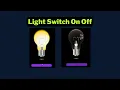 JavaScript On Off Switch Bulb Project for beginners ON Off Toggle Switch Using javaScript CSS HTML