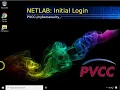 PVCC NETLAB Initial Login