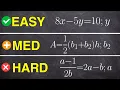 Solve Literal Equations Step by Step
