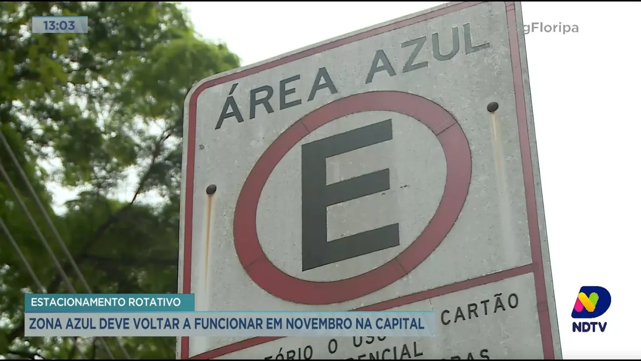 Estacionamento rotativo: Zona Azul deve voltar a funcionar em novembro, em Florianópolis