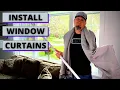How to Hang Curtains - for Beginners
