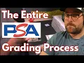 Rare Footage Of The Entire PSA Trading Card Grading Process