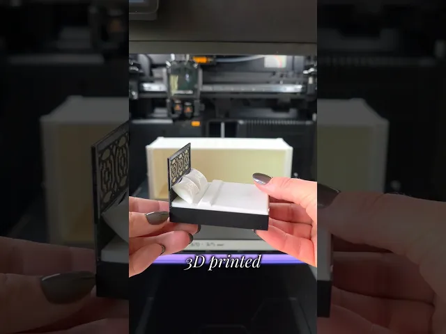 King Bed - 1:24 Scale Miniature video thumbnail