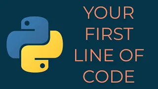How to write your first line of code