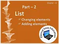 TN 12th computer science chapter - 9 List part 2 Changing and adding elements in list