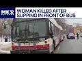 Witness speaks after woman fatally struck by CTA bus