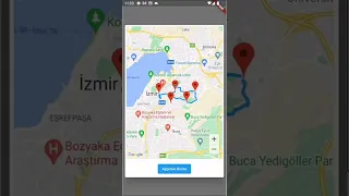 Adding route polylines with markers to Google Maps in Flutter Example