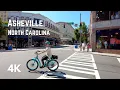 Downtown Asheville North Carolina Walking tour 4K