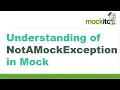 Understanding of NotAMockException in Mock NotAMockException in Mockito Mockito 3 Tutorial