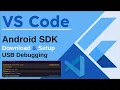 Android device is not showing in VS Studio Flutter Debugger not working in VS Code