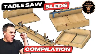 Every Table Saw Sled You NEED For Precise Cuts Compilation
