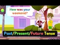 Past Present and Future Tense English Speaking Practice English Verb Tenses Conversations