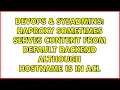 HAproxy sometimes serves content from default backend although hostname is in acl