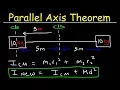 Parallel Axis Theorem Moment of Inertia - Physics Practice Problems