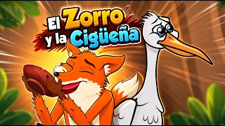El Zorro y la Cigüeña + La Rana Sedienta Personajes De Tiddalik ✨| Cuentos infantiles para dormir