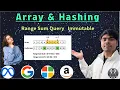 LeetCode 303 Range Sum Query Immutable Python Prefix Sum Array AlgoYogi