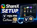 ShareX Setup with vgy me catbox moe Installation guide