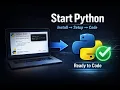 Start Python Python Installation Setting Up Your Environment Writing Your First Code