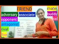 FRIEND SYNONYMS AND ANTONYMS