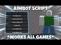 UNIVERSAL Aimbot Script NO KEY WORKS ALL GAMES PASTEBIN MORE MOBILE PC