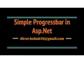 How to create a Progress bar in Asp Net C