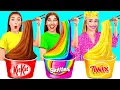 Rich vs Broke vs Giga Rich Food Challenge by GoFun