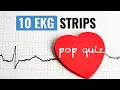 10 EKG Strips POP QUIZ for the NGN NCLEX - RN NAME that Heart Rhythm