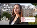 My HONEST thoughts on my 1st month at Cornell friends classes clubs