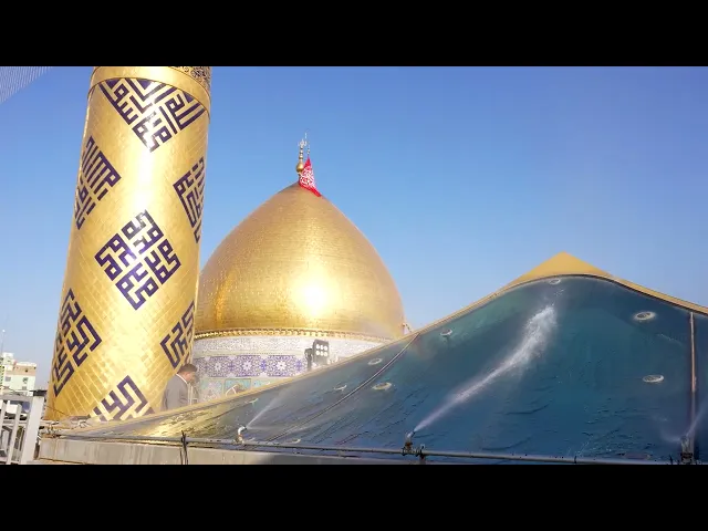⁣فيديوهات خام لقبة ومنارة ابي الفضل العباس عليه السلام (1) بدون حقوق و بدقة 4k 60p