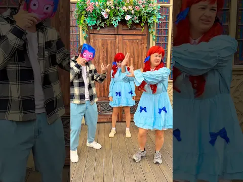 Sister Poppy ruined everything…😮😬 #poppyplaytime #twins #pranks