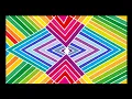 Rainbow Geometric Pattern