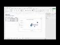 Excel Creating a bubble chart that follow conventions