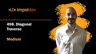 Diagonal Traverse LeetCode 498 - Python