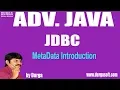 Adv Java JDBC Session - 142 MetaData Introduction by Durga sir