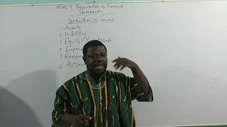 IPSAS 1 - PRESENTATION OF FINANCIAL STATEMENTS (PART 1)