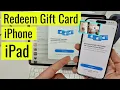 How to REDEEM APPLE GIFT CARD on iPhone iPad iOS 26