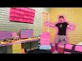 COVERED ENTIRE ROOM STICKY NOTE PRANK ON ROOMMATE FREAKOUT