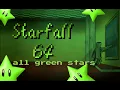 all green stars in Starfall 64 64bit Platforming